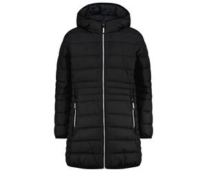 CMP - Girl's Down Coat Fix Hood Taffeta - Mantel, Gr. 110, schwarz (Nero)