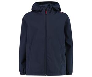 CMP - Girl's Jacket with Fix Hood - Regenjacke, Gr. 116, blau (B.Blue/Magenta)