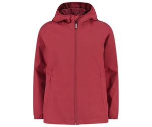 CMP - Girl's Jacket with Fix Hood - Regenjacke, Gr. 176, rot (Peony)