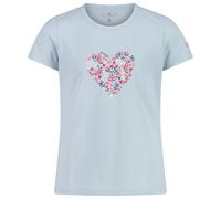 CMP - Girl's T-Shirt Piquet Print - Funktionsshirt, Gr. 152, grau (SkyBlue)