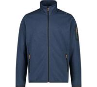 CMP Herren 34H6397 Herren Knit-Tech-Fleece, bluesteel-nero, 58