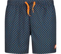 CMP - Beach Shorts Print - Badehose, Gr. XXL 54, blau (Bluesteel/Flame)