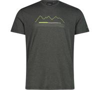 CMP Herren Cotton Print T-Shirt (Größe M, grau)
