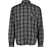 CMP MAN Shirt Long Sleeves antracite-vaniglia-grey (19ZV) 52