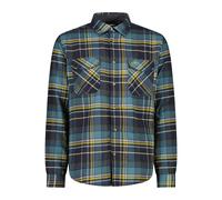 CMP Herren Hemd Man Shirt 32T1757-46ZU 52 Antracite-Gold Green-Nilo