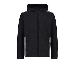 CMP Herren Jacke Man Jacket Fix Hood 32M1817-71UD 58 Carbone Mel.-Nero