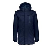 CMP Herren Jacke PFC Free Wattierte Parka, Black Blue, 56, 38Z2127