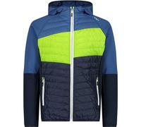 CMP Herren Kapuzensweat MAN HYBRID JACKET FIX HOOD (33E6577) 48 BLACK BLUE