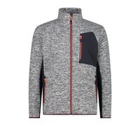 CMP Herren Knit Tech Jacquard Pullover Kreide/Schwarz 58 IT