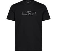 CMP Herren Logo T-Shirt, Nero, 54