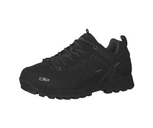 CMP Herren måne lav vandrende sko Moon Low Trekking Shoe WP, Schwarz, 39 EU