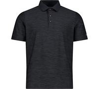 CMP Herren Melange Polo T-Shirt (Größe XXL, grau)
