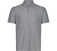 CMP Herren Melange Polo T-Shirt (Größe 5XL, grau)