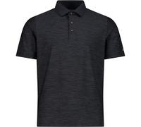 CMP Herren Melange Polo T-Shirt (Größe L, grau)