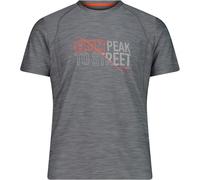 CMP Herren Melange Print T-Shirt (Größe 3XL, grau)