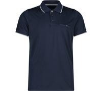 CMP - Polo Polyester - Polo-Shirt, Gr. S 46, blau (BlackBlue/Cemento)