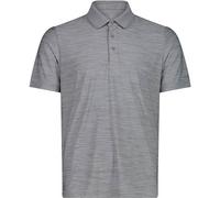 CMP - Polo Melange Stretch - Polo-Shirt, Gr. 4XL 58, grau (GraffiteMelange)