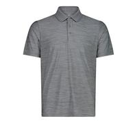CMP Herren Poloshirt Funktionsshirt Outdoorshirt Man Polo, Farbe:Grau, Artikel:-U890 graffite Mel., Größe:48