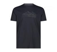 CMP T-Shirt mit Rundhalsausschnitt Dry Function mit Logo Art.39t7117p, Anthrazit, 48