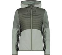 CMP Hybrid Fix Hood Damen Kapuzensweater, grün 36
