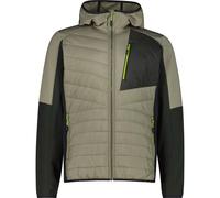 CMP Hybrid Fix Hood Herren Kapuzensweater, grün 52