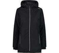 CMP, JACKET LONG FIX HOOD, 32Z1396, Basic Black, D42, Woman