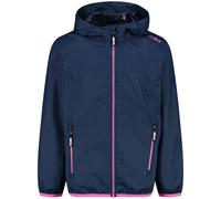 CMP - Kinder-Regenjacke mit fester Kapuze, Blau, 140