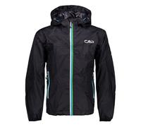 CMP Jacket Rain Fix Hood Jungen Regenmantel, grau 116