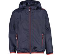CMP Jacket Rain Fix Hood Mädchen Regenjacke, blau 164
