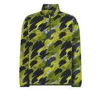 CMP Jungen Fleecepullover Funktionsshirt Half Zip Second Layer Kid Sweat, Farbe:Grün, Größe:164, Artikel:-02ZS Acid/Black