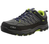 CMP Jungen Kids Rigel Low Shoes Wp Trekking Wanderhalbschuhe, Schwarz Graffite Marine 35ud, 38 EU