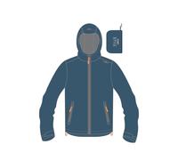 CMP Kinder Boys Rain Hoodie Jacke (Größe 110, blau)