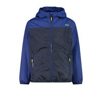 CMP Jungen Regenjacke Kid Jacket Fix Hood 32X5804-N950 152 Black Blue