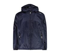 CMP Jungen Regenjacke KID JACKET RAIN FIX HOOD 35X7364-N950 164 Black Blue
