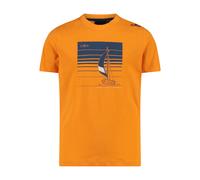 CMP Jungen T-Shirt KID T-SHIRT 30T9364-56CR 110 Flame-Bluesteel