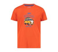 CMP - Boy's T-Shirt Piquet - Funktionsshirt, Gr. 116, rot (Tango)