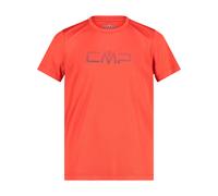 CMP, Short Sleeve Piquet T-Shirt with Logo, FIRE, 104
