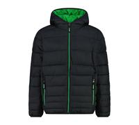 Steppjacke CMP "KID JACKET FIX HOOD", Jungen, Gr. 128, antracite, de, Softshell, Obermaterial: 100% Polyester. Futter: 100% Polyester. Wattierung: 100% Polyester, hoch geschlossener Ausschnitt, einges