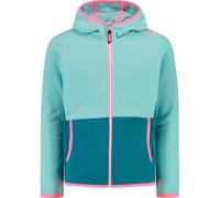 CMP, KID G JACKET FIX HOOD, 32H1375, Light Turquoise, 98, Girl