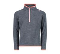 CMP Mädchen Pullover GIRL SWEAT 30G0495-85UP 104 Titanio Mel.-Red Fluo