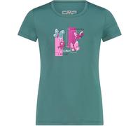 CMP Campagnolo T‑Shirt 31T8395 Mädchen Kurzarm Agave Gr. 140 (10 Jahre)