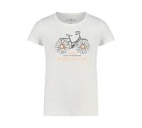 CMP - Girl's Stretch T-Shirt - T-Shirt, Gr. 140, weiß (Bianco)