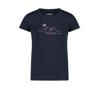 CMP KID G T-shirt black blue (N950) 176