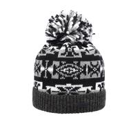 CMP Kinder Knitted Mütze (Größe ONE SIZE, schwarz)