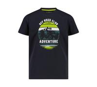 CMP - Boy's T-Shirt Piquet - Funktionsshirt, Gr. 152, blau/schwarz (Antracite/Acido)