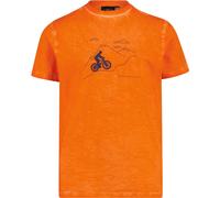 CMP Kinder Boys Print T-Shirt (Größe 110, orange)