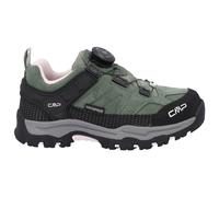 CMP - Kid's Kiruna Low Fitgo Trekking Shoes WP - Multisportschuhe, Gr. 33, schwarz (GreenTea/SoftPink)