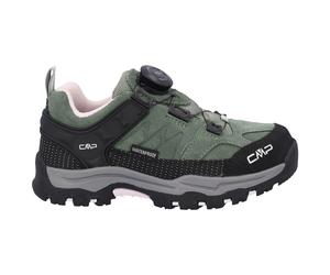 CMP - Kid's Kiruna Low Fitgo Trekking Shoes WP - Multisportschuhe, Gr. 33, schwarz (GreenTea/SoftPink)