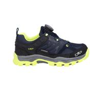 CMP Kids Kiruna Low Fitgo WP Trekking Shoes b.blue-yellow fluo (24NR) 39