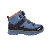 CMP Kids Kiruna Mid Fitgo Trekking Shoes WP Kinder | BLUESTONE-ARANCIO | EU 34